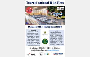 Tournoi de Flers 24 et 25 Mai 2026